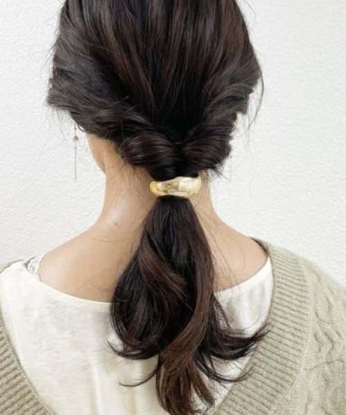 flower(フラワー)の「グロスカーブヘアゴム(ヘアゴム・レディース・シルバー/ゴールド・FREE)」の21枚目の写真