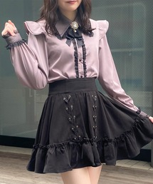 ROJITA | 配色チュールフリル衿ブラウス(シャツ/ブラウス)