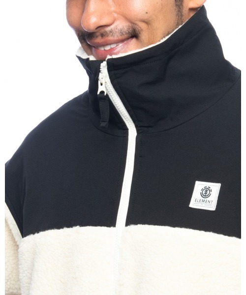 ELEMENT（エレメント）の「ELEMENT メンズ  BOA STAND JACKET ジャケット  【2021年秋冬モデル】/エレメントモコモコボアジャケット（ブルゾン・メンズ・ブラック/ベージュ・MEDIUM/LARGE/X-LARGE）」の11枚目の写真