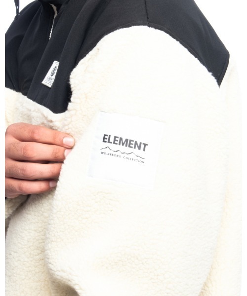 ELEMENT（エレメント）の「ELEMENT メンズ  BOA STAND JACKET ジャケット  【2021年秋冬モデル】/エレメントモコモコボアジャケット（ブルゾン・メンズ・ブラック/ベージュ・MEDIUM/LARGE/X-LARGE）」の14枚目の写真