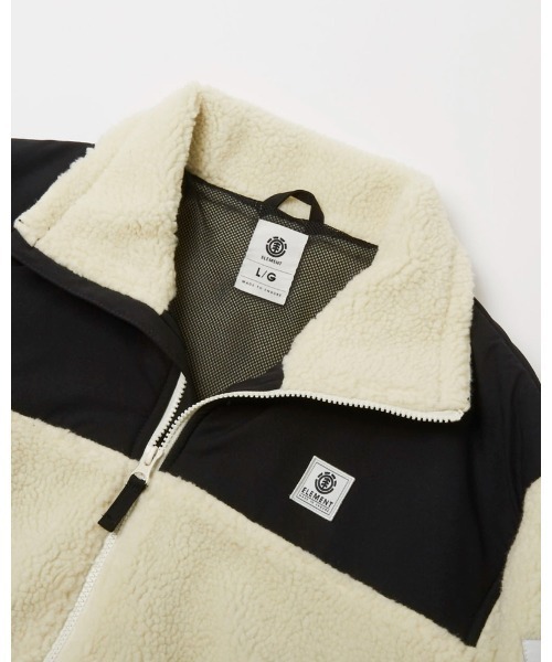 ELEMENT（エレメント）の「ELEMENT メンズ  BOA STAND JACKET ジャケット  【2021年秋冬モデル】/エレメントモコモコボアジャケット（ブルゾン・メンズ・ブラック/ベージュ・MEDIUM/LARGE/X-LARGE）」の16枚目の写真