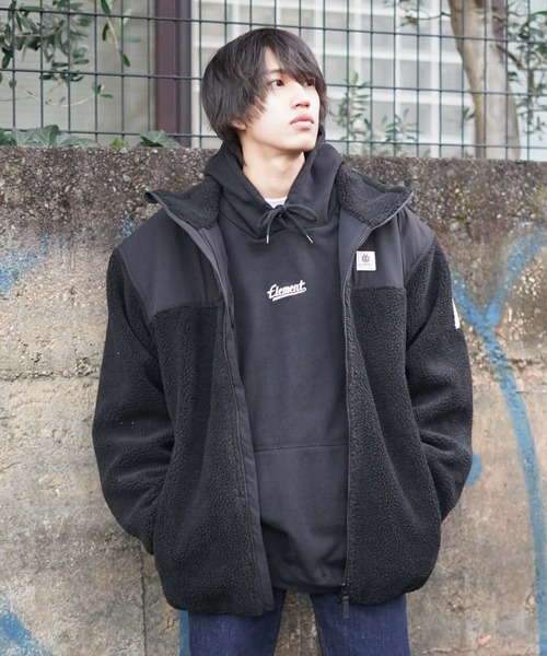 ELEMENT（エレメント）の「ELEMENT メンズ  BOA STAND JACKET ジャケット  【2021年秋冬モデル】/エレメントモコモコボアジャケット（ブルゾン・メンズ・ブラック/ベージュ・MEDIUM/LARGE/X-LARGE）」の20枚目の写真