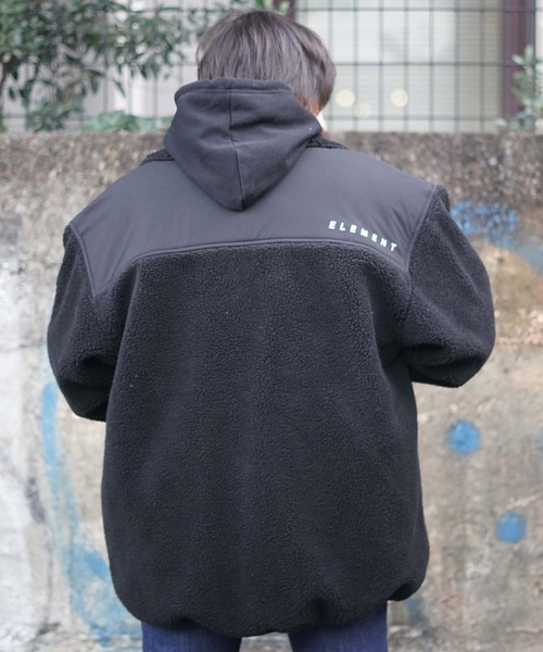 ELEMENT（エレメント）の「ELEMENT メンズ  BOA STAND JACKET ジャケット  【2021年秋冬モデル】/エレメントモコモコボアジャケット（ブルゾン・メンズ・ブラック/ベージュ・MEDIUM/LARGE/X-LARGE）」の22枚目の写真