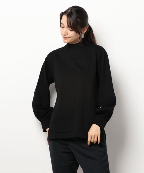 SLOBE IENA（スローブイエナ）の「【HYGGE/ヒュッゲ】パフスリーブトップス【洗濯機洗い可】◆（Tシャツ/カットソー・レディース・ホワイト/ブラック・FREE）」の8枚目の写真