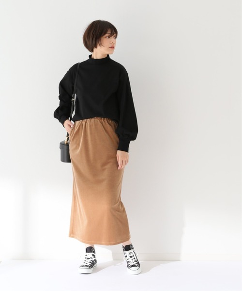 SLOBE IENA（スローブイエナ）の「【HYGGE/ヒュッゲ】パフスリーブトップス【洗濯機洗い可】◆（Tシャツ/カットソー・レディース・ホワイト/ブラック・FREE）」の6枚目の写真