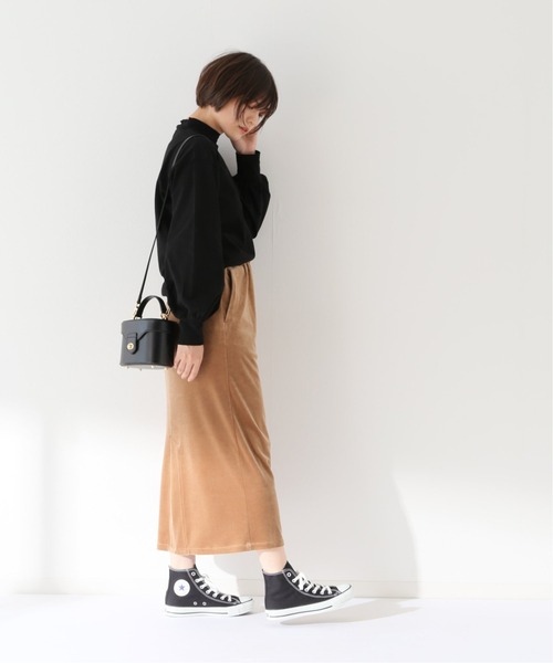 SLOBE IENA（スローブイエナ）の「【HYGGE/ヒュッゲ】パフスリーブトップス【洗濯機洗い可】◆（Tシャツ/カットソー・レディース・ホワイト/ブラック・FREE）」の7枚目の写真