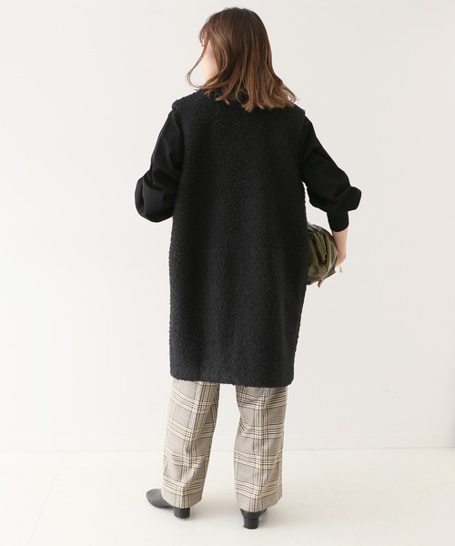 SLOBE IENA（スローブイエナ）の「【HYGGE/ヒュッゲ】パフスリーブトップス【洗濯機洗い可】◆（Tシャツ/カットソー・レディース・ホワイト/ブラック・FREE）」の14枚目の写真