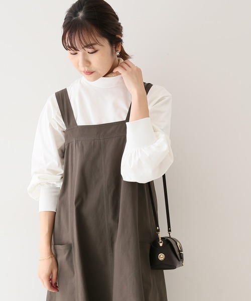 SLOBE IENA（スローブイエナ）の「【HYGGE/ヒュッゲ】パフスリーブトップス【洗濯機洗い可】◆（Tシャツ/カットソー・レディース・ホワイト/ブラック・FREE）」の21枚目の写真