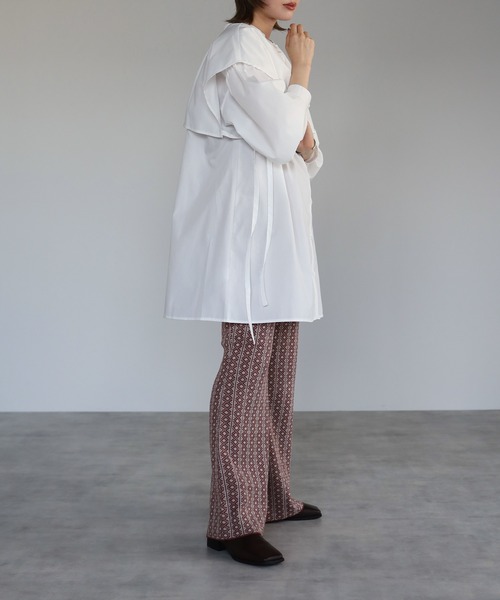 4youstory（フォーユーストーリー）の「ジャガードニットソフトフレアパンツ（その他パンツ・レディース・ブラック/ベージュ/オレンジ・FREE）」の20枚目の写真