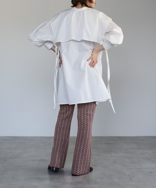 4youstory（フォーユーストーリー）の「ジャガードニットソフトフレアパンツ（その他パンツ・レディース・ブラック/ベージュ/オレンジ・FREE）」の17枚目の写真