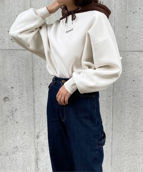 apres jour（アプレジュール）の「配色フードパーカー【ZOZOTOWN限定アイテム】（パーカー・レディース・アイボリー/ラベンダー/ダークブルー/ダークグリーン・フリー/X-LARGE）」の9枚目の写真