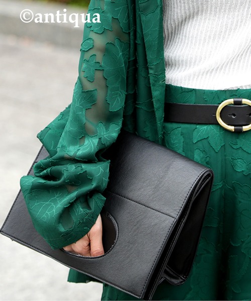 antiqua（アンティカ）の「2WAYバッグ（クラッチバッグ・レディース・ブラック・FREE）」の10枚目の写真