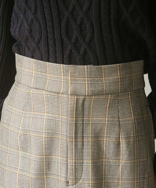 VIS（ビス）の「【HOT BEAUTY STRETCH】暖かく動きやすいタイトスカート（スカート・レディース・ブラック/オフホワイト/サックスブルー/ライトグレー・M/S）」の18枚目の写真