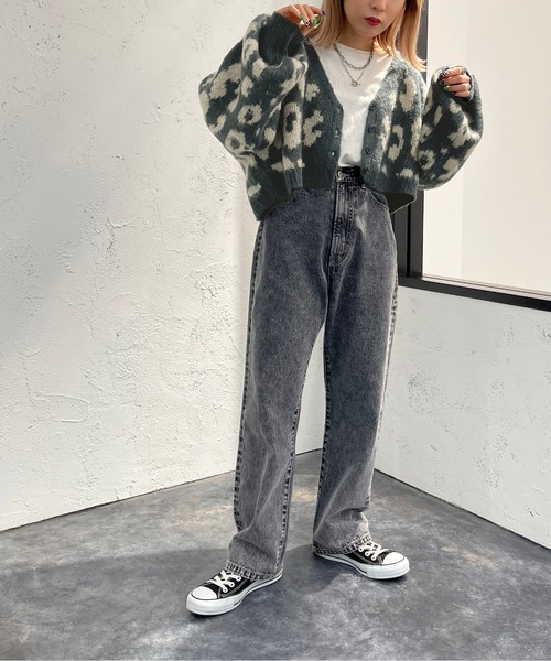 apres jour mignon（アプレジュールミニョン）の「起毛柄ショートカーディガン【ZOZOTOWN限定アイテム】（カーディガン/ボレロ・レディース・グレイッシュベージュ/その他/アイボリー/ダークブルー・フリー/X-LARGE）」の22枚目の写真