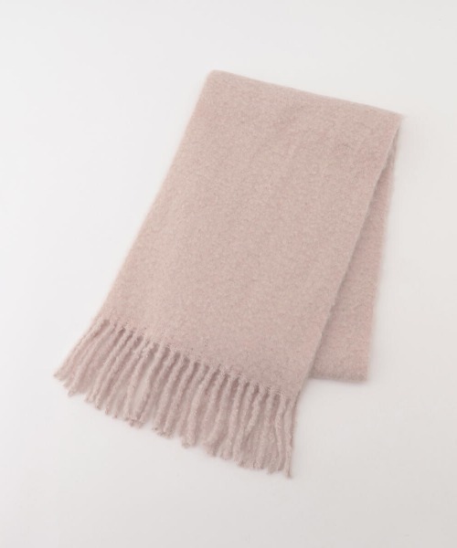 MISCH MASCH（ミッシュマッシュ）の「ループヤーンマフラー（マフラー・レディース・ベージュ/アイボリー/ピンク・FREE）」の3枚目の写真