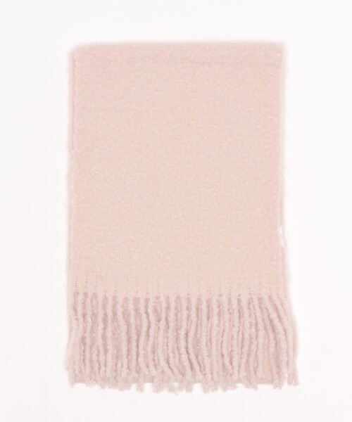 MISCH MASCH（ミッシュマッシュ）の「ループヤーンマフラー（マフラー・レディース・ベージュ/アイボリー/ピンク・FREE）」の7枚目の写真