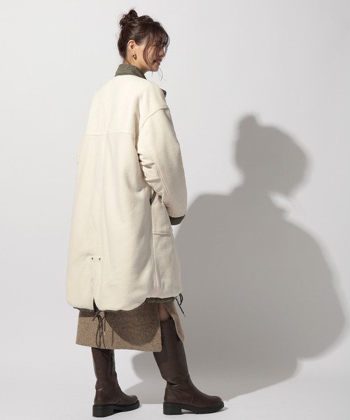 BAYFLOW（ベイフロー）の「リバーシブルミリタリーコート（その他アウター・レディース・カーキ・SMALL/MEDIUM）」の22枚目の写真