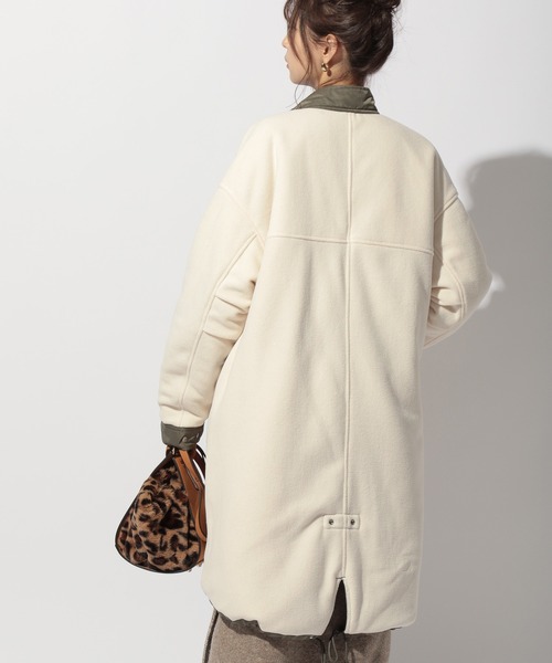 BAYFLOW（ベイフロー）の「リバーシブルミリタリーコート（その他アウター・レディース・カーキ・SMALL/MEDIUM）」の6枚目の写真