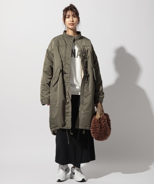 BAYFLOW（ベイフロー）の「リバーシブルミリタリーコート（その他アウター・レディース・カーキ・SMALL/MEDIUM）」の10枚目の写真