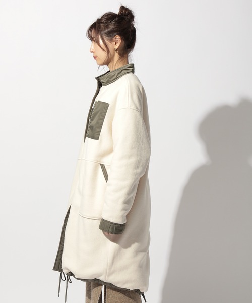 BAYFLOW（ベイフロー）の「リバーシブルミリタリーコート（その他アウター・レディース・カーキ・SMALL/MEDIUM）」の7枚目の写真