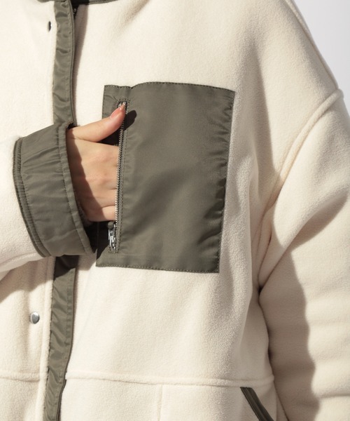 BAYFLOW（ベイフロー）の「リバーシブルミリタリーコート（その他アウター・レディース・カーキ・SMALL/MEDIUM）」の19枚目の写真