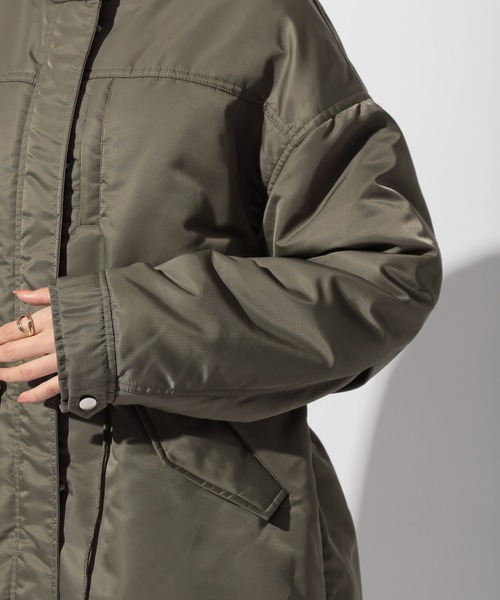 BAYFLOW（ベイフロー）の「リバーシブルミリタリーコート（その他アウター・レディース・カーキ・SMALL/MEDIUM）」の9枚目の写真