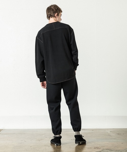 SLICK（スリック）の「ツムギートダブルクロスイージーパンツ（その他パンツ・メンズ・チャコールグレー/ブラック・1/2/3）」の13枚目の写真