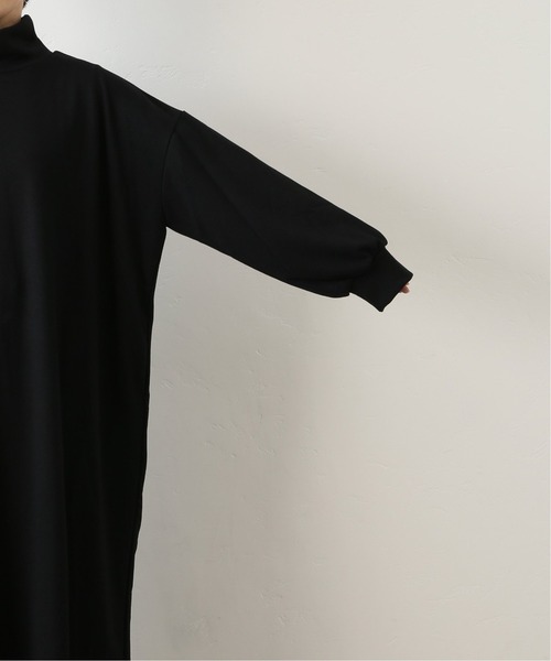 JOURNAL STANDARD LUXE（ジャーナルスタンダード　ラックス）の「ポンチハイネックワンピース（ワンピース・レディース・ブラック・FREE）」の7枚目の写真
