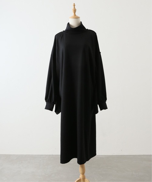 JOURNAL STANDARD LUXE（ジャーナルスタンダード　ラックス）の「ポンチハイネックワンピース（ワンピース・レディース・ブラック・FREE）」の18枚目の写真