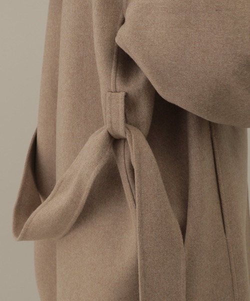 Chaos（カオス）の「トップスーペリアナローノーカラーコート（ノーカラーコート・レディース・ベージュ・FREE）」の9枚目の写真