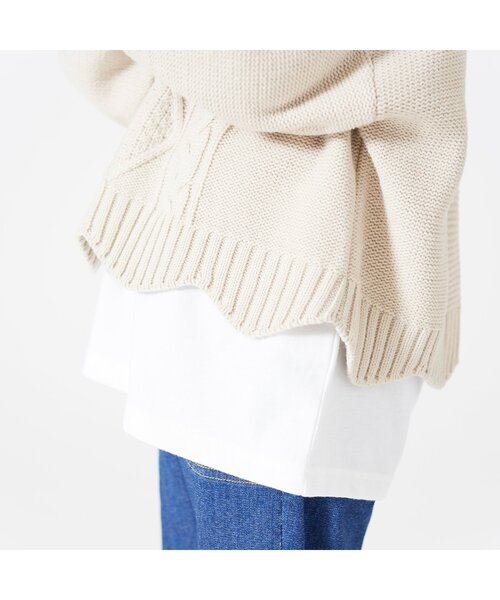 BREEZE（ブリーズ）の「2Pニットセット（ニット/セーター・キッズ・レッド/アイボリー・90/120/140/100）」の5枚目の写真