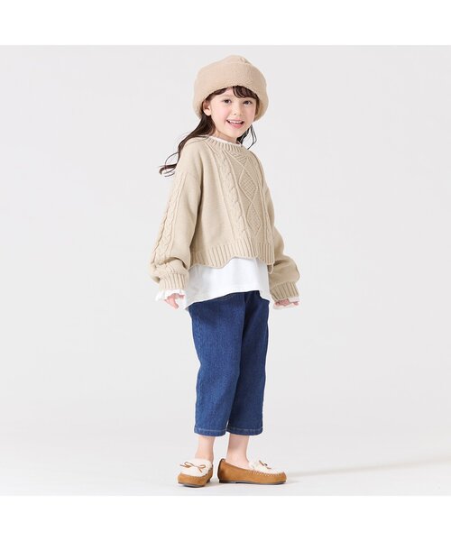 BREEZE（ブリーズ）の「2Pニットセット（ニット/セーター・キッズ・レッド/アイボリー・90/120/140/100）」の9枚目の写真