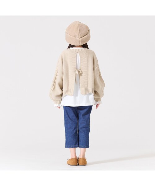 BREEZE（ブリーズ）の「2Pニットセット（ニット/セーター・キッズ・レッド/アイボリー・90/120/140/100）」の10枚目の写真