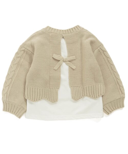 BREEZE（ブリーズ）の「2Pニットセット（ニット/セーター・キッズ・レッド/アイボリー・90/120/140/100）」の21枚目の写真