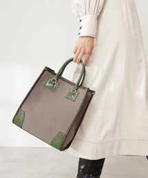 N.（N. Natural Beauty Basic） | ◆バイカラースクエアトートバッグ(トートバッグ)