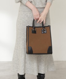 N.（N. Natural Beauty Basic） | ◆バイカラースクエアトートバッグ(トートバッグ)