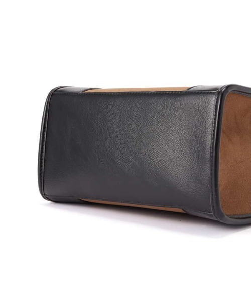 N.（N. Natural Beauty Basic）（エヌエヌナチュラルビューティーベーシック）の「◆バイカラースクエアトートバッグ（トートバッグ・レディース・グレー系その他/ブラウン系その他・ﾌﾘ-）」の8枚目の写真