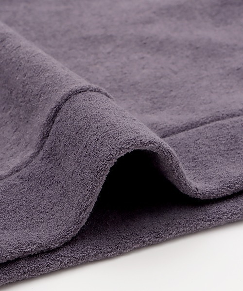 チチカカ（チチカカ）の「ブークレ裏起毛テープロゴプルオーバー（スウェット・レディース・パープル/ライム/ブラック・FREE）」の13枚目の写真