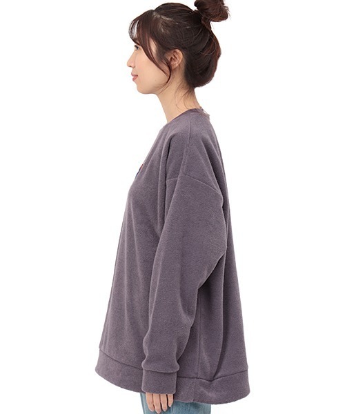 チチカカ（チチカカ）の「ブークレ裏起毛テープロゴプルオーバー（スウェット・レディース・パープル/ライム/ブラック・FREE）」の20枚目の写真