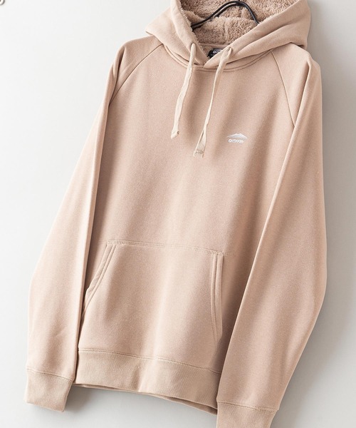 OUTDOOR PRODUCTS(アウトドアプロダクツ)の「【OUTDOOR PRODUCTS/アウトドアプロダクツ】身頃ボアパーカー ワンポイントブランドロゴトレーナー(パーカー・メンズ・ブラック/オリーブ/杢グレー/ワイン/ライトブラウン/アイボリー/ベージュ/ネイビー/ライトグリーン・MEDIUM/LARGE/X-LARGE)」の5枚目の写真