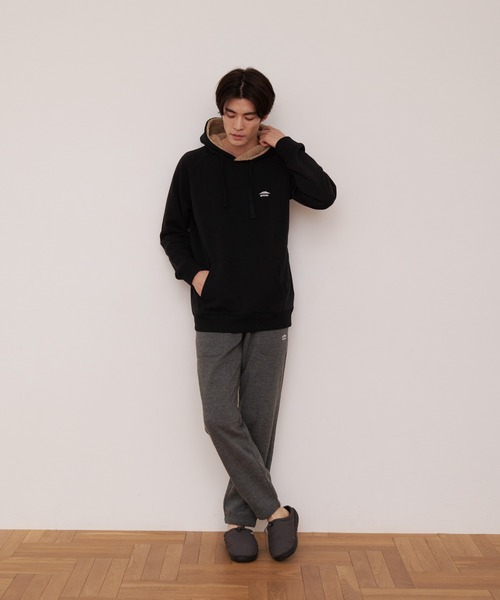 OUTDOOR PRODUCTS(アウトドアプロダクツ)の「【OUTDOOR PRODUCTS/アウトドアプロダクツ】身頃ボアパーカー ワンポイントブランドロゴトレーナー(パーカー・メンズ・ブラック/オリーブ/杢グレー/ワイン/ライトブラウン/アイボリー/ベージュ/ネイビー/ライトグリーン・MEDIUM/LARGE/X-LARGE)」の11枚目の写真