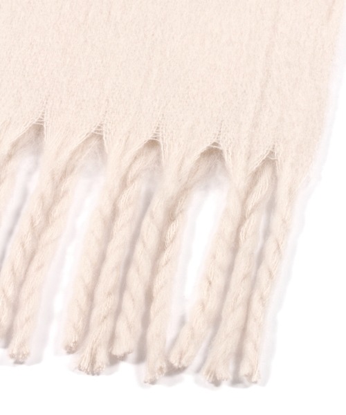 studio CLIP（スタディオクリップ）の「太フリンジストール（ストール/ショール・レディース・パープル/イエロー/グリーン/オフホワイト・FREE）」の12枚目の写真