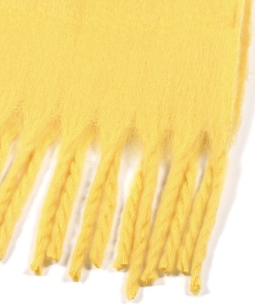 studio CLIP（スタディオクリップ）の「太フリンジストール（ストール/ショール・レディース・パープル/イエロー/グリーン/オフホワイト・FREE）」の11枚目の写真