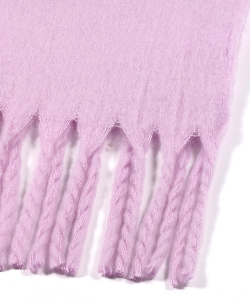 studio CLIP（スタディオクリップ）の「太フリンジストール（ストール/ショール・レディース・パープル/イエロー/グリーン/オフホワイト・FREE）」の10枚目の写真