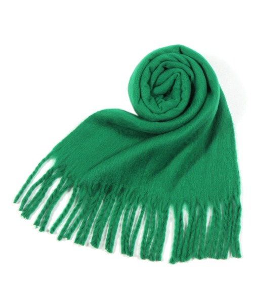 studio CLIP（スタディオクリップ）の「太フリンジストール（ストール/ショール・レディース・パープル/イエロー/グリーン/オフホワイト・FREE）」の18枚目の写真