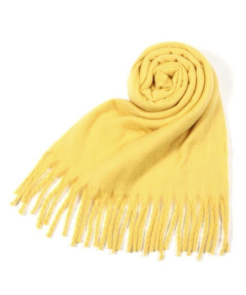 studio CLIP（スタディオクリップ）の「太フリンジストール（ストール/ショール・レディース・パープル/イエロー/グリーン/オフホワイト・FREE）」の21枚目の写真