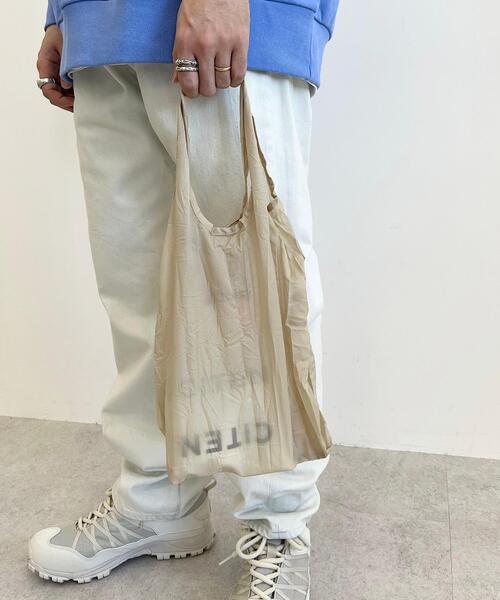 CITEN（シテン）の「＜CITEN（シテン）＞ポケッタブル ミニミニ バッグ（エコバッグ/サブバッグ・レディース・ホワイト/ベージュ/ライトブルー/オレンジ・FREE）」の2枚目の写真