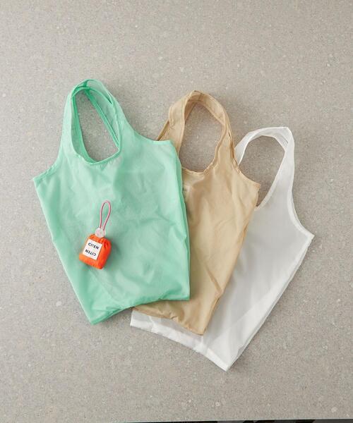 CITEN（シテン）の「＜CITEN（シテン）＞ポケッタブル ミニミニ バッグ（エコバッグ/サブバッグ・レディース・ホワイト/ベージュ/ライトブルー/オレンジ・FREE）」の13枚目の写真