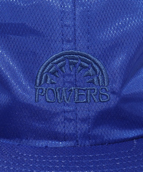 POWERS(パワーズ)の「POWERS/パワーズ SUN NYLON 6-PANEL CAP ナイロンキャップ フラットバイザー カラー ロゴ刺繍 ストリート(キャップ・メンズ・ブルー/イエロー/ホワイト・FREE)」の9枚目の写真