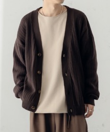 epnok | リブニットルーズカーディガン【SET-UP】(カーディガン/ボレロ)